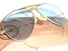 58mm Vintage B l Ray-ban Gep Blue Transitional Outdoorsman Aviator Sunglasses