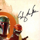 Star Wars  The Book Of Boba Fett 11x17 Photo Signed Morrison  Wen Jsa Cert Auto
