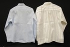 Lot Of 2 Vintage Nordstrom Women s Tops Size 10 Striped Pleated Cotton
