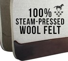 Professional s Choice Comfort-fit Tan Wool Pad With 3 4  Felt  Size  28x30