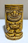 Vintage Orchids Of Hawaii Brown Leilani Tiki Mug Cup Japan Tiki Bar Decor