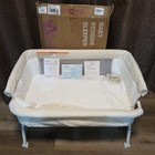 Airclub Bassinet Bedside Sleeper  Baby Bed Crib For Newborn White  mk002 