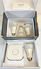 Philips - Hue White Ambiance A19 Bluetooth 75w Smart Led Starter Kit W bridge