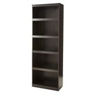 5 Shelf Wood Bookcase Wide Storage Display Book Bookshelf Adjustable Shelving
