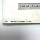 Vtg Caterpillar Lift Truck Manual Senb8060 Maintenance Inspection Specifications