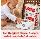 Huggies Clean Fresh Scent Baby Wipes - Gentle And Refreshing Care - 192 Pieces