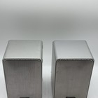 Vintage Realistic Minimus 7 Speakers Silver 40-2034 Pair Bookshelf Stereo Audio
