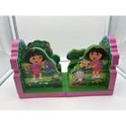 Dora The Explorer Wooden Bookends Pair   Wall Mounted Coat Hook Rail Set Vintage