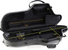 Protec Blt311ct Micro Zip Baritone Saxophone Case With Wheels