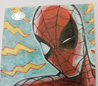 2022 Marvel Masterpieces Skybox Upper Deck 1 Of 1 Art Sketch Card Spider-man