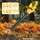 Upgraded Cordless Leaf Blower 540cfm Handheld Electric Leaf Blower With 2battery