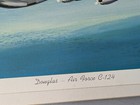 Vintage Douglas C-124 U s  Air Force Aviation Art Print Collectible 12 hx15 5 w