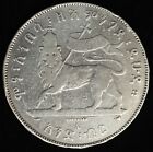 1889 Ethiopia 1 Birr Silver Coin - Menelik Ii -  835 Silver  p0182 