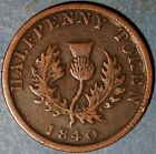 Canada Nova Scotia Half Penny Token 1840 Victoria
