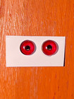 5 Pair Of New Concept Glass Eyes For Taxidermy And Decoy Making  10mm  Red