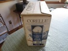 Nib 16-pc  Corelle Livingware By Corning Morning Blue Dinnerware Set  116-23