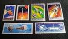 Outer Space Lot Vintage World Stamps   inv 916  Spacecraft