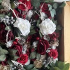 Ling s Moment Deluxe Christmas Artificial Wedding Arch Flowers 20