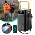 50000mah Portable 120w Super Power Bank Fast Charging External Battery Backup