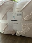 Pottery Barn Kids Eyelet Full queen Comforter Blush Pink Nwt