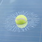 3d Prank Tricky Broken Glass Sticker Car Window Ball Hits Self Adhesive Funny Ca