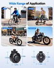 Powvine Bike Horn - Wireless Remote Control  120db Loud Electric Bicycle Horn  