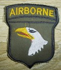 Us Paratrooper Patch - 101st Airborne - Screaming Eagles - Vietnam War - Paras