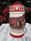 2018 Budweiser Holiday Stein    a Holiday Tradition    Ceramic Mug New In Box W coa