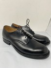 Vtg 1985 International Shoe Company Size 7 5 R Black Leather Military Oxfords