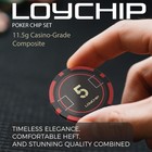 Poker Set 200 Chips  11 5g Casino-grade Weighted 200 Chips With Numbers 