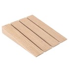 Taskar Hardwood Fence Panel Wooden Wedges Wood Shims  48 Pack 