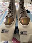 Vintage Lanvin Basket Haute High Top Sneaker Bronze Box   Shoe Bags Nwt 11 Women