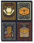 Usps Stamps   Unused Book Of 20   2021  western Wear   Scott 5615-5618