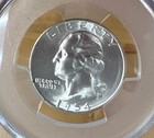 1954-s 25c Washington Quarter Dollar Pcgs Ms64 90  Silver