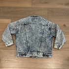 Levi s Vintage Blue Acid Wash 90 s Trucker Denim 57508 Button Front Jacket Small