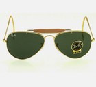 New Ray-ban Outdoorsman Gold L Green Classic G-15 Rb3030 L0216 58mm Sunglasses