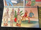 Wwii   5 Comic Humorous Linen Postcards Us Army Ww2   3 Were Mailed