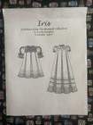  oop vhtf     iris    A Pattern From The Bouquet Collection By Sue Pennington Sz 6-8