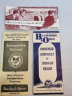 Vintage B o Baltimore   Ohio Railroad Train Schedule Timetable Ephemera Lot