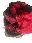 Kentucky Derby Church Dress Hat Bridal Tea Party Wedding Hat Wide Brim Red black