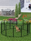 40  12 Panel Dog Playpen Portable Pet Play Pen Puppy Exercise Fence Kennel Yard