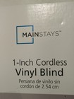 Window Mini Blind 1-inch Light Filtering White 48 X 64 New In Box 
