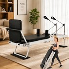 74 8  Large Pilates Equipment Foldable Pilates Reformer Machine For Home Gym