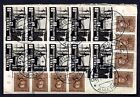 Italy Eritrea 1940 Franked With 29 Stamps Front   Back Tied 11 Dated Cancels