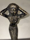 Mermaid Sitting Figurine Sitting Mermaid Metal Nautical