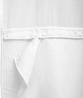 Removable   Washable White Shower Curtain Liner - Snap Closure  Easy Care
