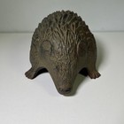 Cast Iron Hedgehog Porcupine Figure Garden Decor Door Stop Heavy 12 5    Long
