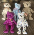 Beanie Baby Huge Lot  32    Including Princess Bear And Bears With Tag Errors Ty
