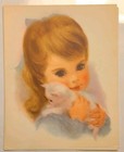 4 Northern Tissue  american Beauties  Nursery Prints By Frances Hook Circa 1960