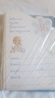 20 Hallmark  Precious Moments Baby Boy Birth Announcements W Blue Envelopes 